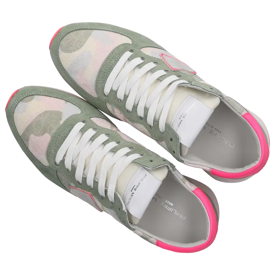 Philippe Model - Sneaker low TZLD-CN24 Veloursleder - pink