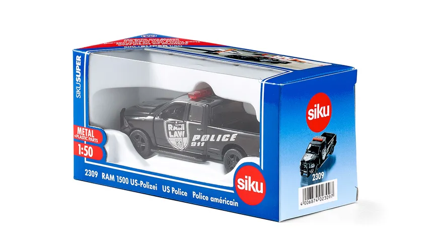 SIKU 2309 Super - Dodge RAM 1500 Police