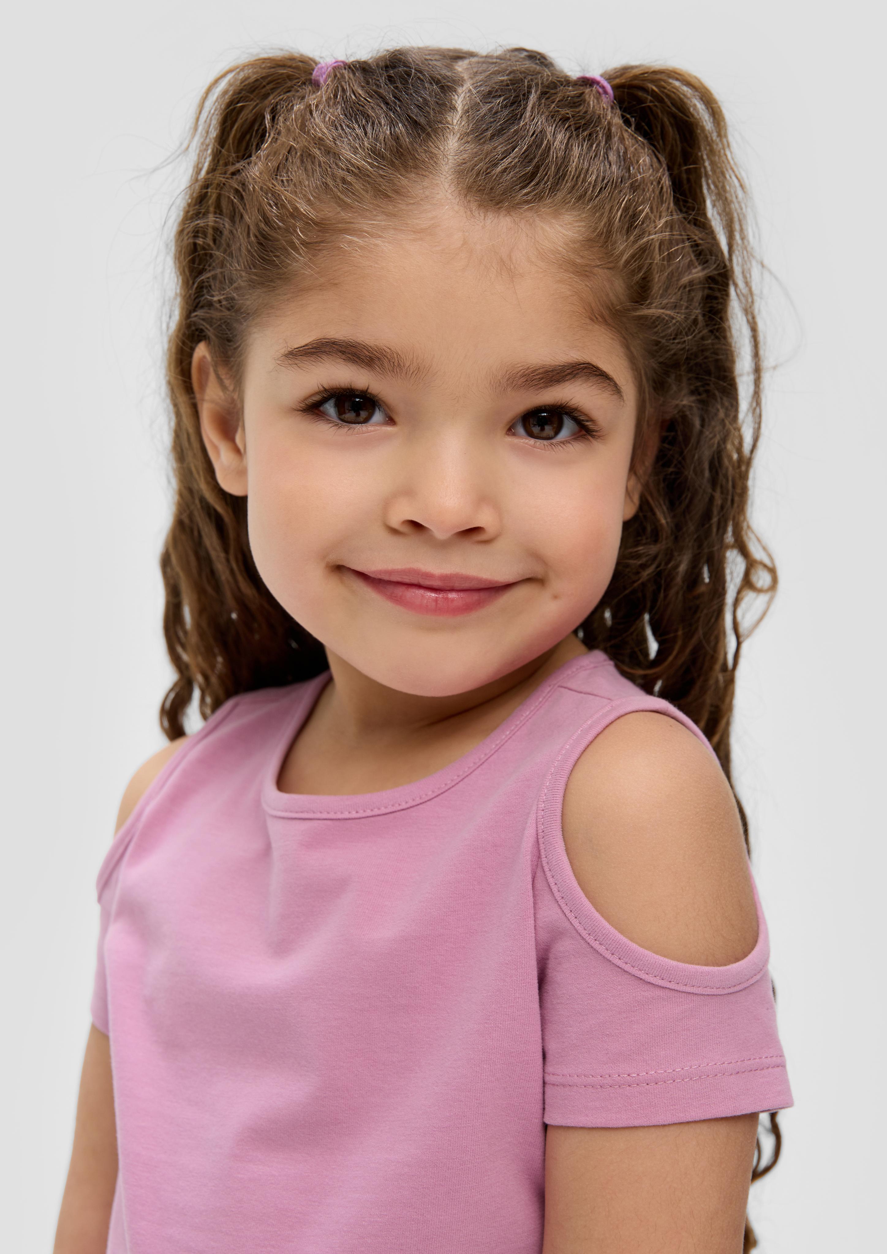 T-Shirt mit Cut-outs  2140022-4410