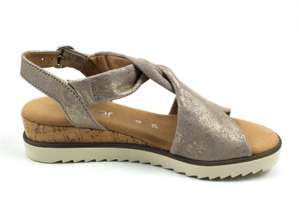 GABOR Klassische Sandalen grau