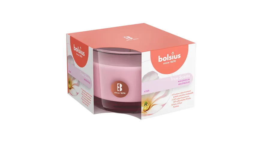 bolsius Duftglas medium True Scents Magnolie Magnolie