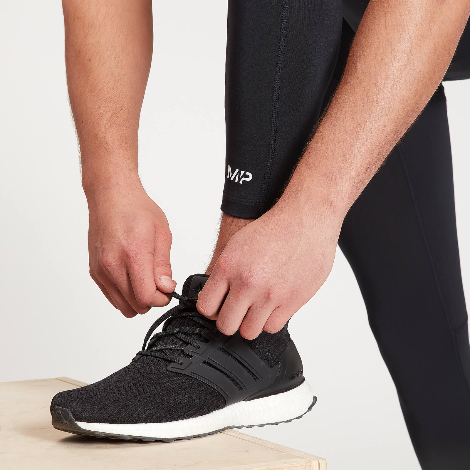 Legging 3/4 d’entraînement base MP pour hommes – Noir