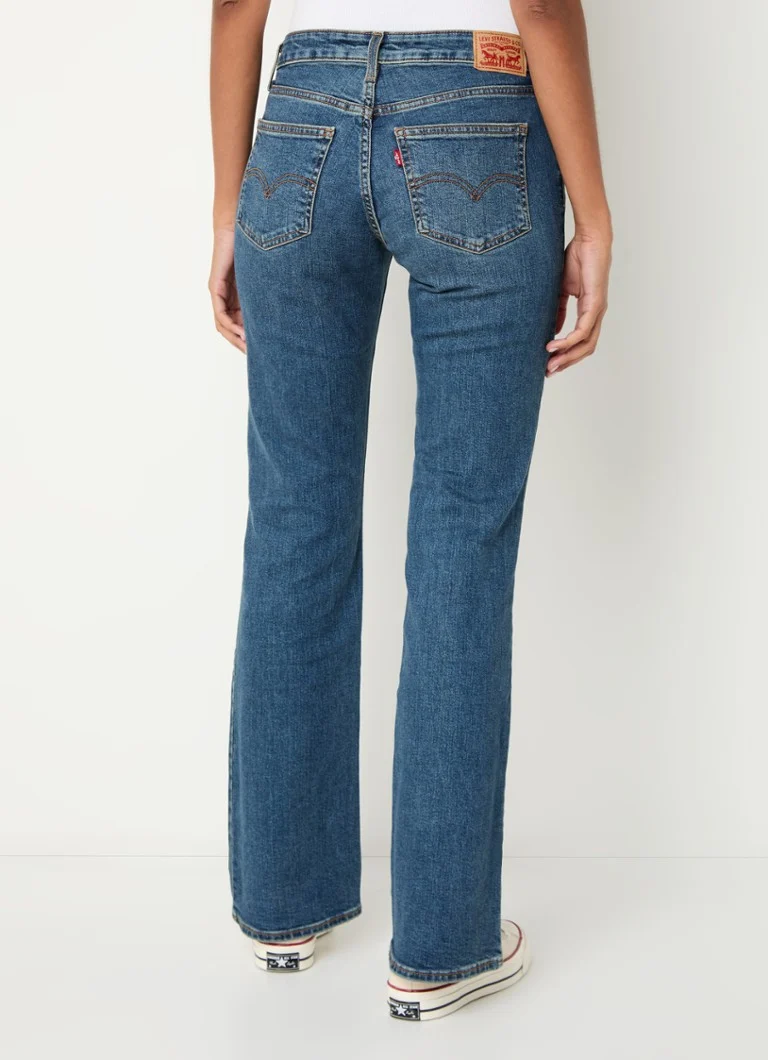 Blugi Levi's cu talie joasă, spălare medie