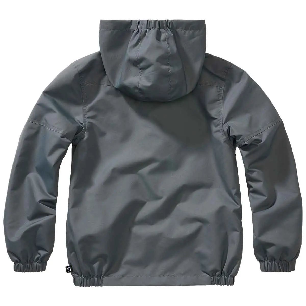 Kinder Sommer Windbreaker Frontzip anthrazit