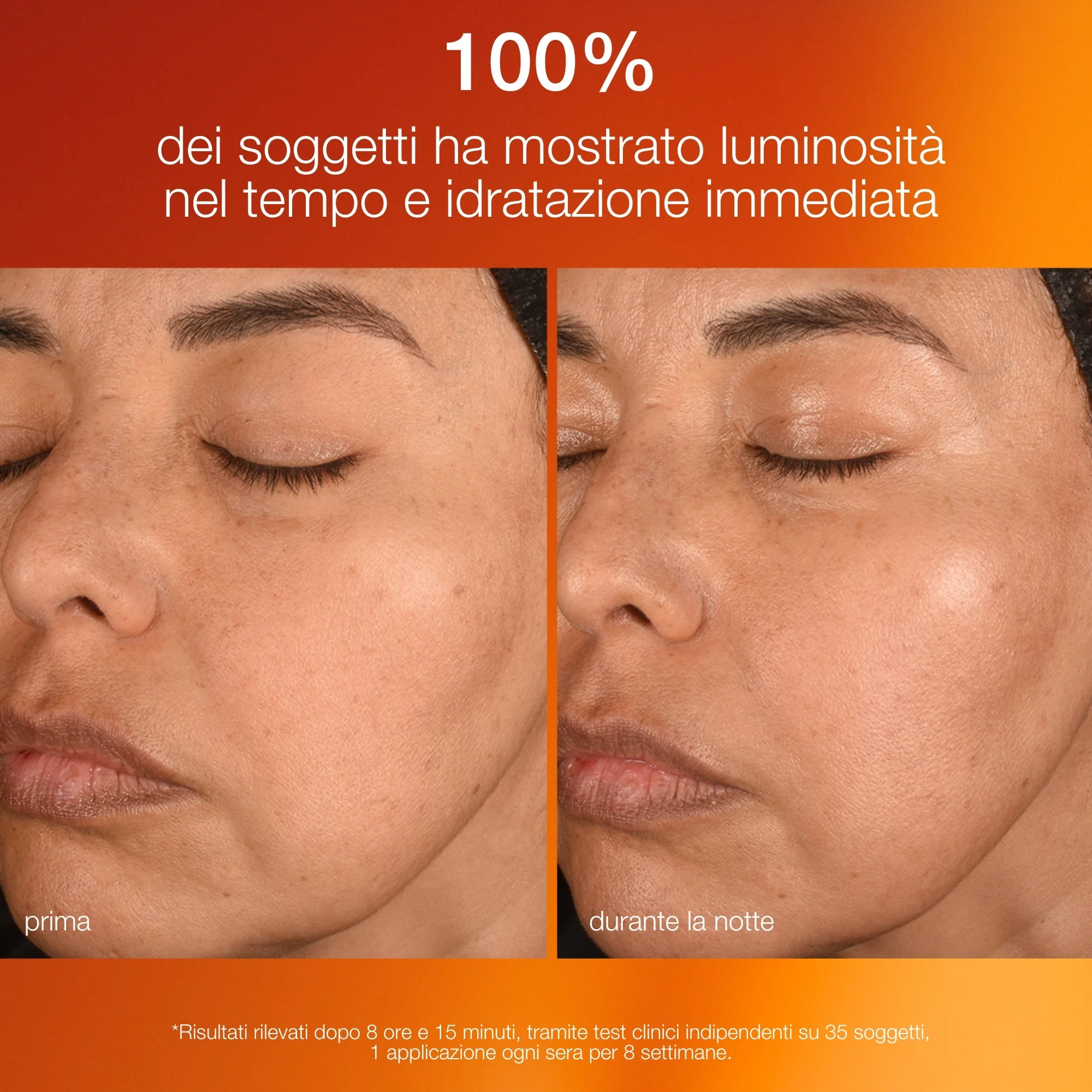 BioLumin-C Night Restore Serum - Lysnende nattbehandling, Fuktighetsgivende nattbehandling, Lysnende ansiktsserum, Fuktighetsgivende ansiktsserum