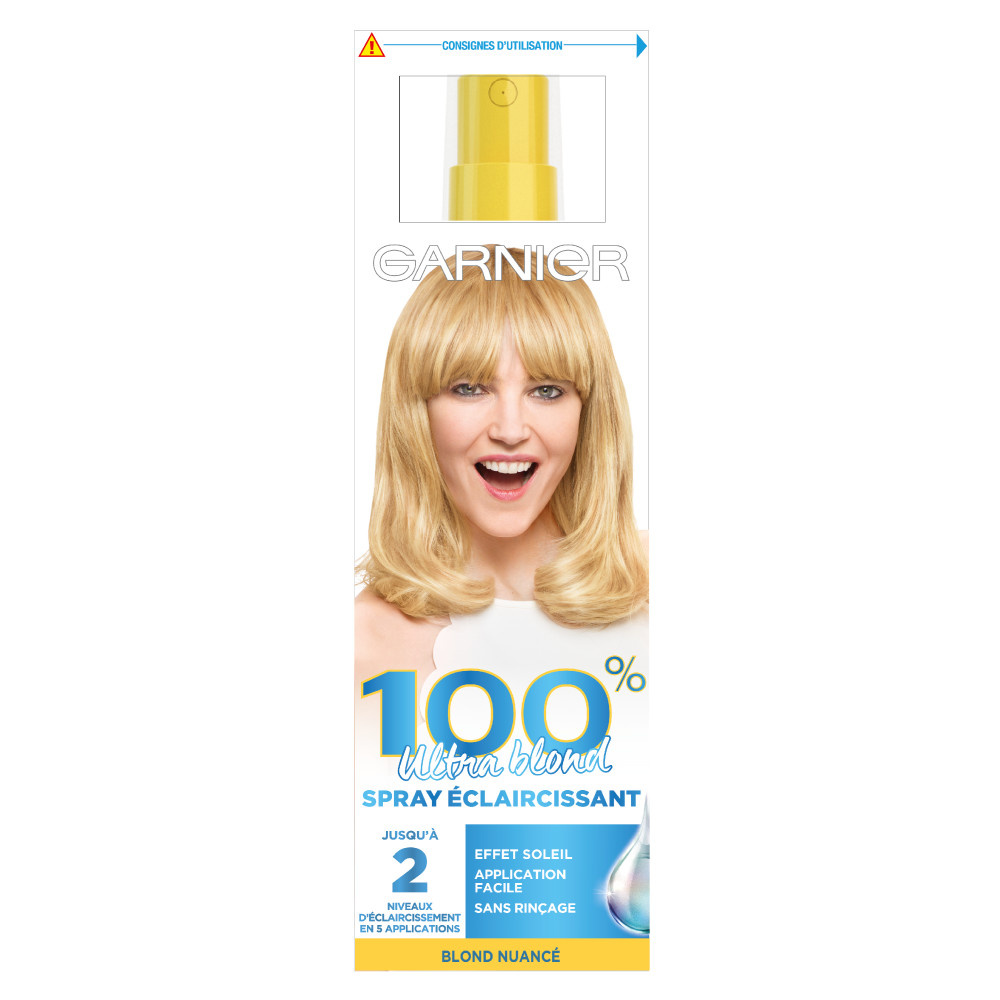 garnier coloration 100% Blond Spray Eclaircissant