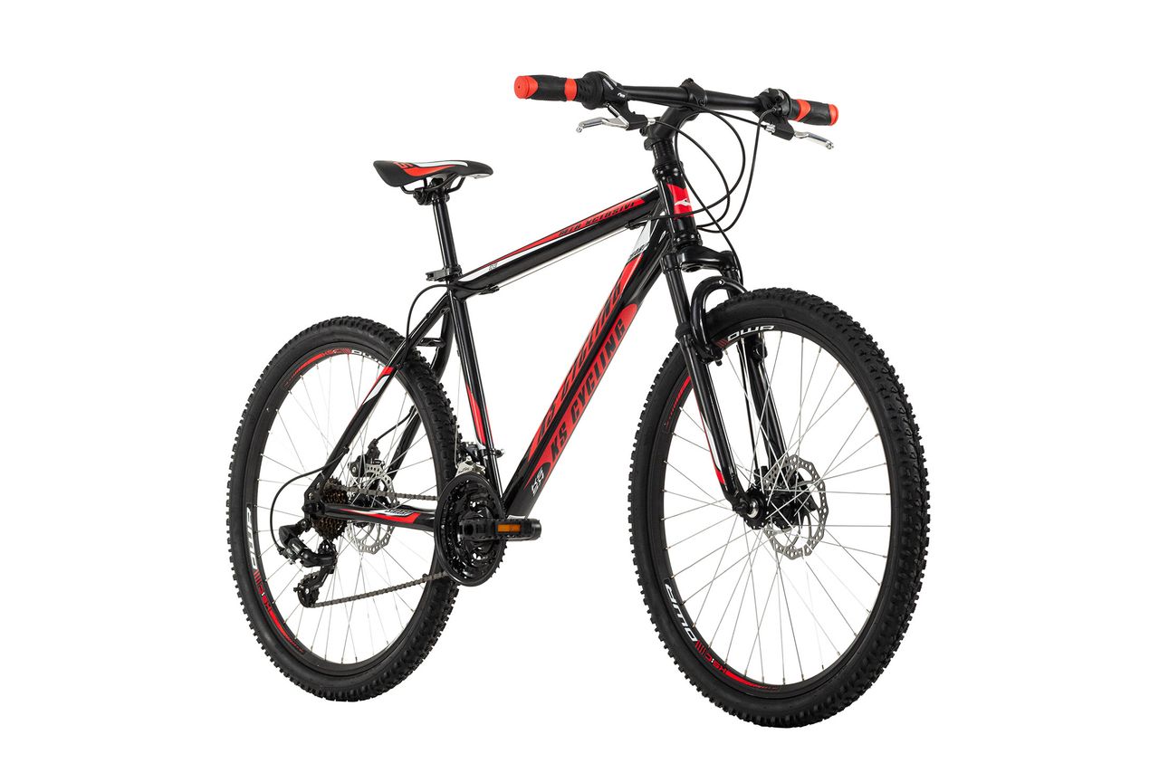 KS Cycling Mountainbike Hardtail 26'' Sharp schwarz-rot RH 46 cm