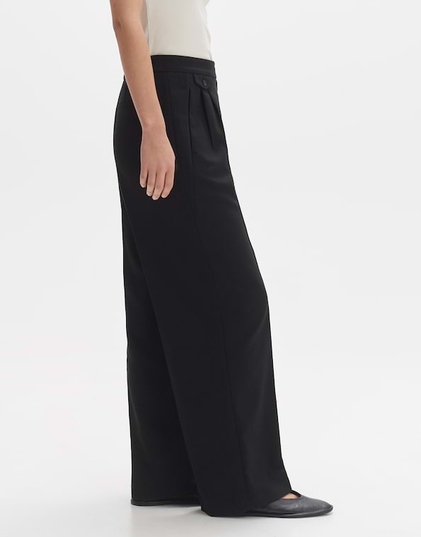 Bundfaltenhose Marzena asymmetric
