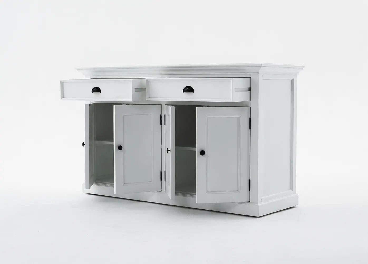 Novasolo Küchenbuffet Halifax 2 verstellbare Regale, Buffetschrank mit 2 verstellbaren Regalen