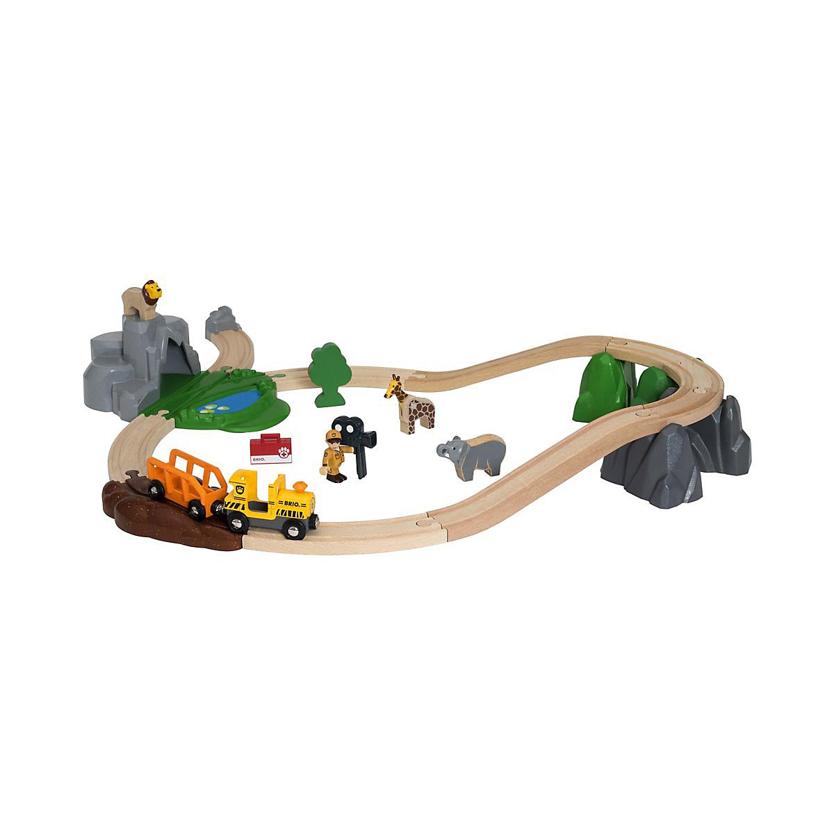 Großes BRIO Bahn Safari Set