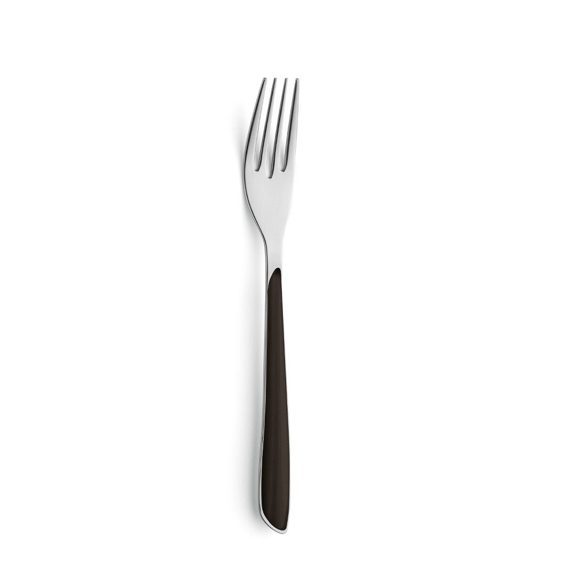 Kuppels Besteck-Set PRISMA, Edelstahl 18/0, ABS, schwarz glänzend, für 6 Personen, 24-tlg
