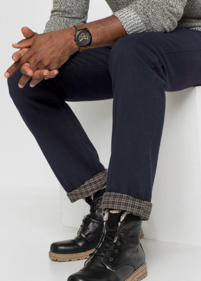 Classic Fit Thermojeans, Straight