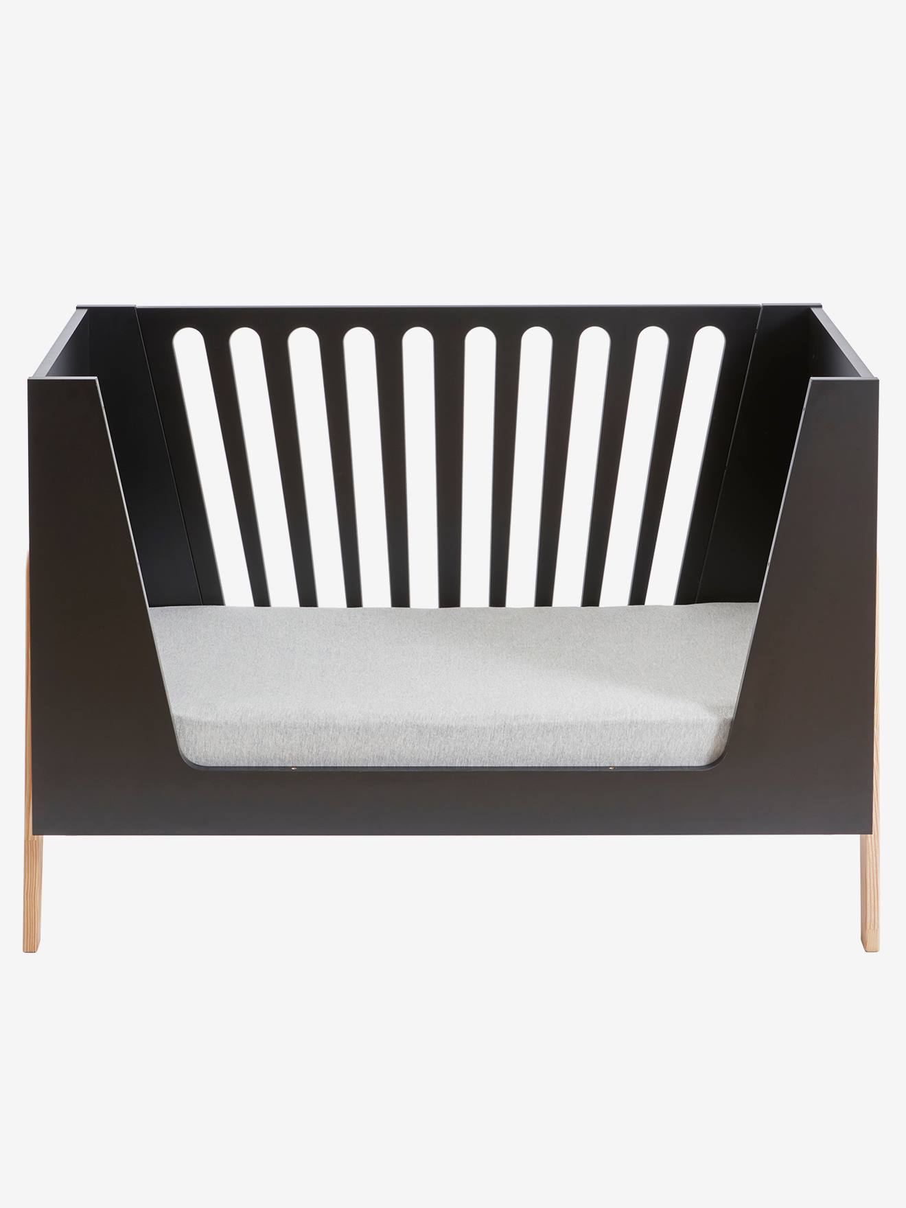 Vertbaudet Mitwachsendes Babybett RETRO - schwarz