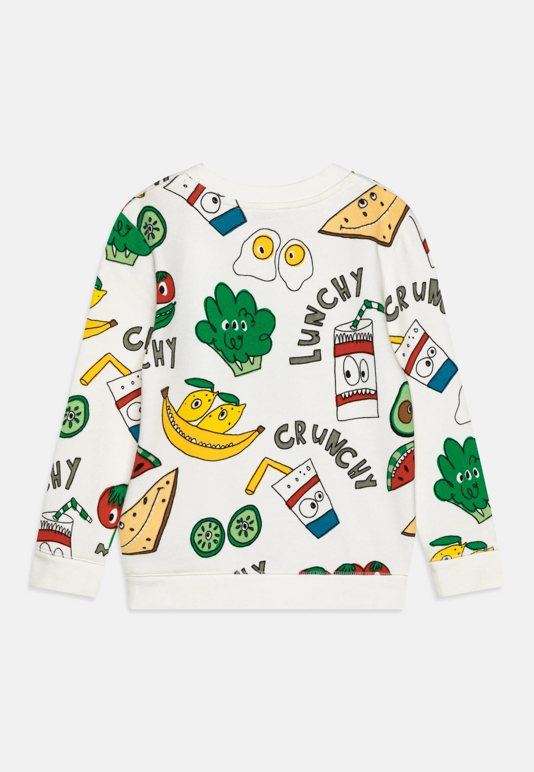 Sudadera Stella McCartney Kids con estampado de niño y detalle crujiente