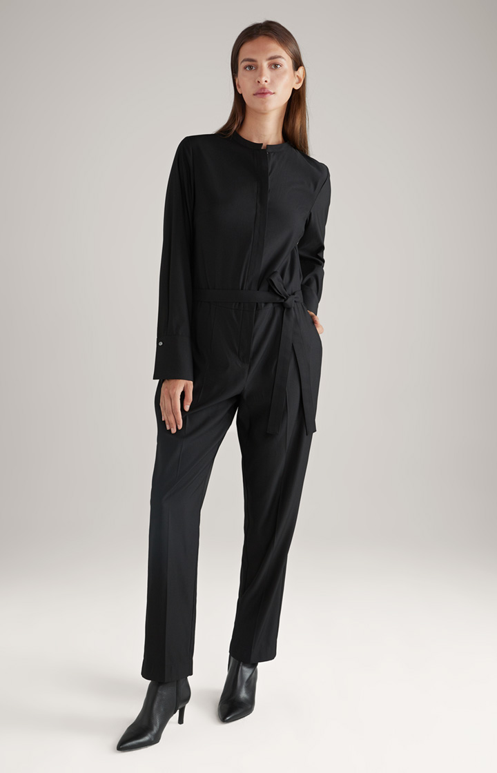 Twill-Overall in Schwarz