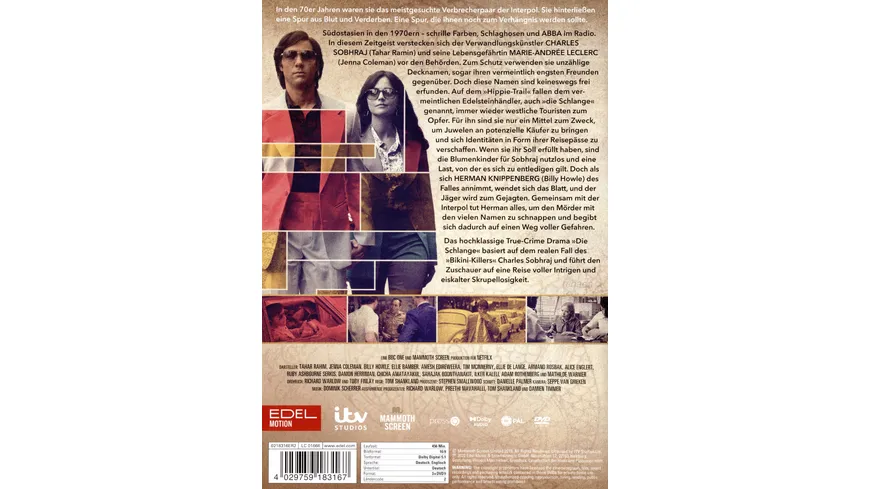 Die Schlange - Staffel 1-3  [4 DVDs]
