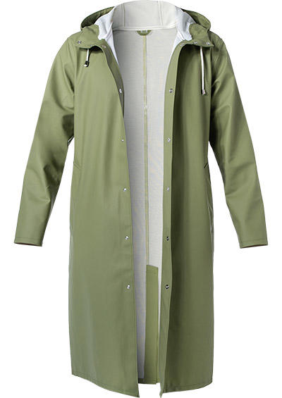 STUTTERHEIM, Regenmantel, PVC wasserdicht, grün