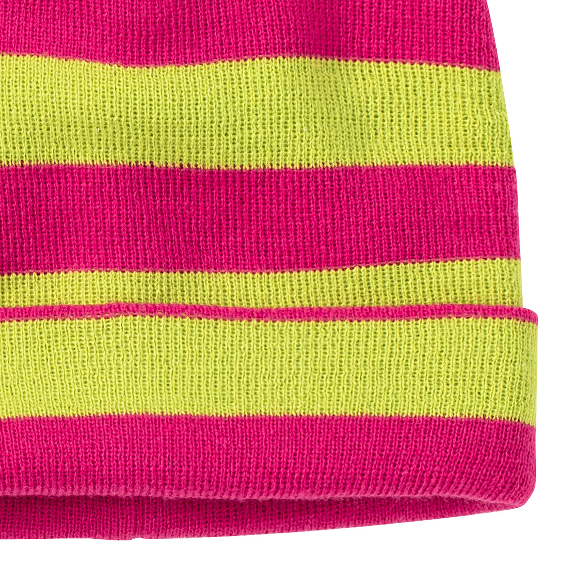 Mädchen Strickmütze mit Streifen