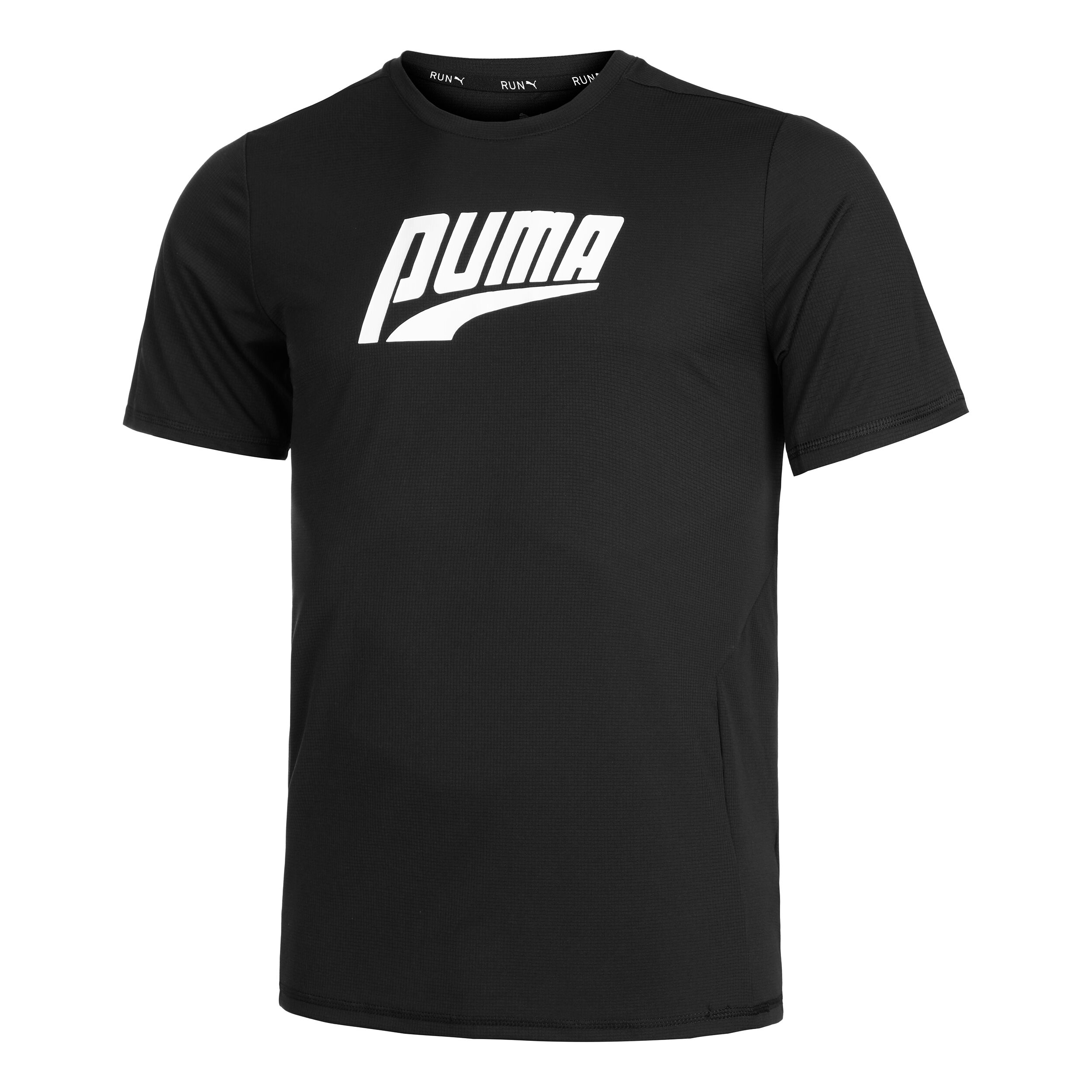 Run Favorite Graphic Laufshirt Herren - Schwarz