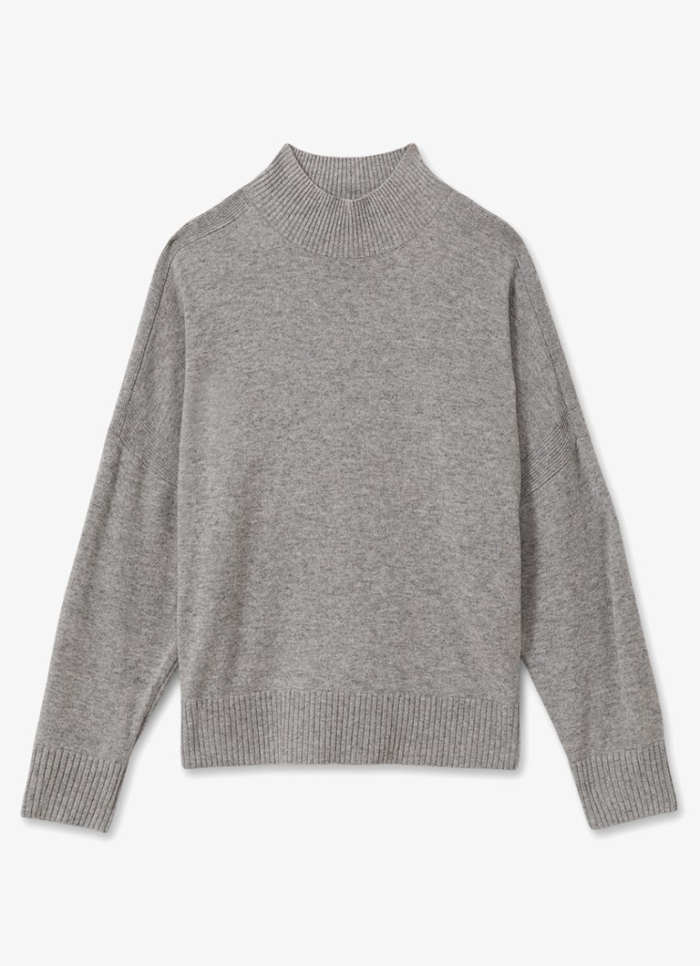 Gola alta Reiss Alicia em malha fina com mistura de cashmere