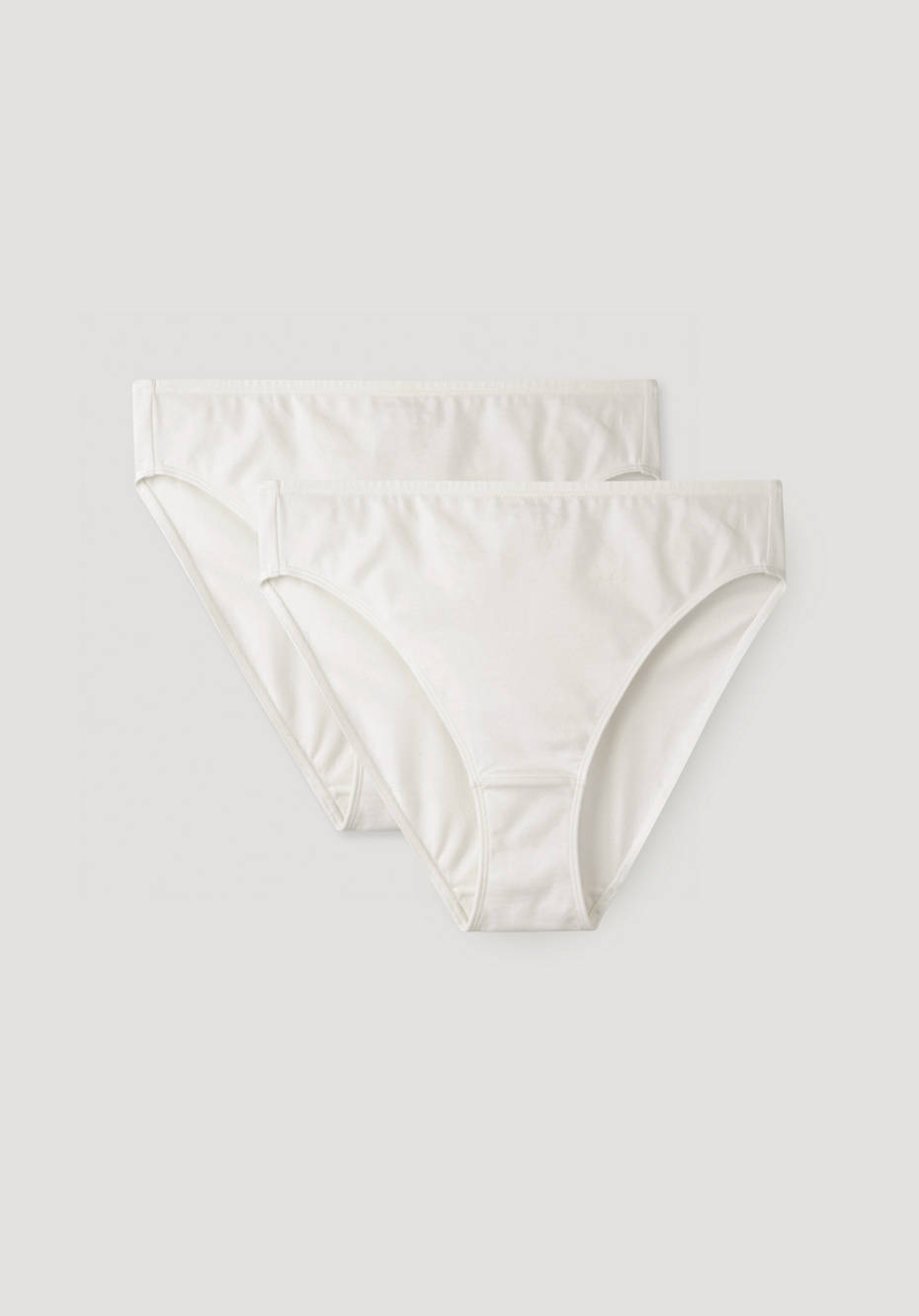 Midislips high waist im 2er Set aus reiner Bio-Baumwolle