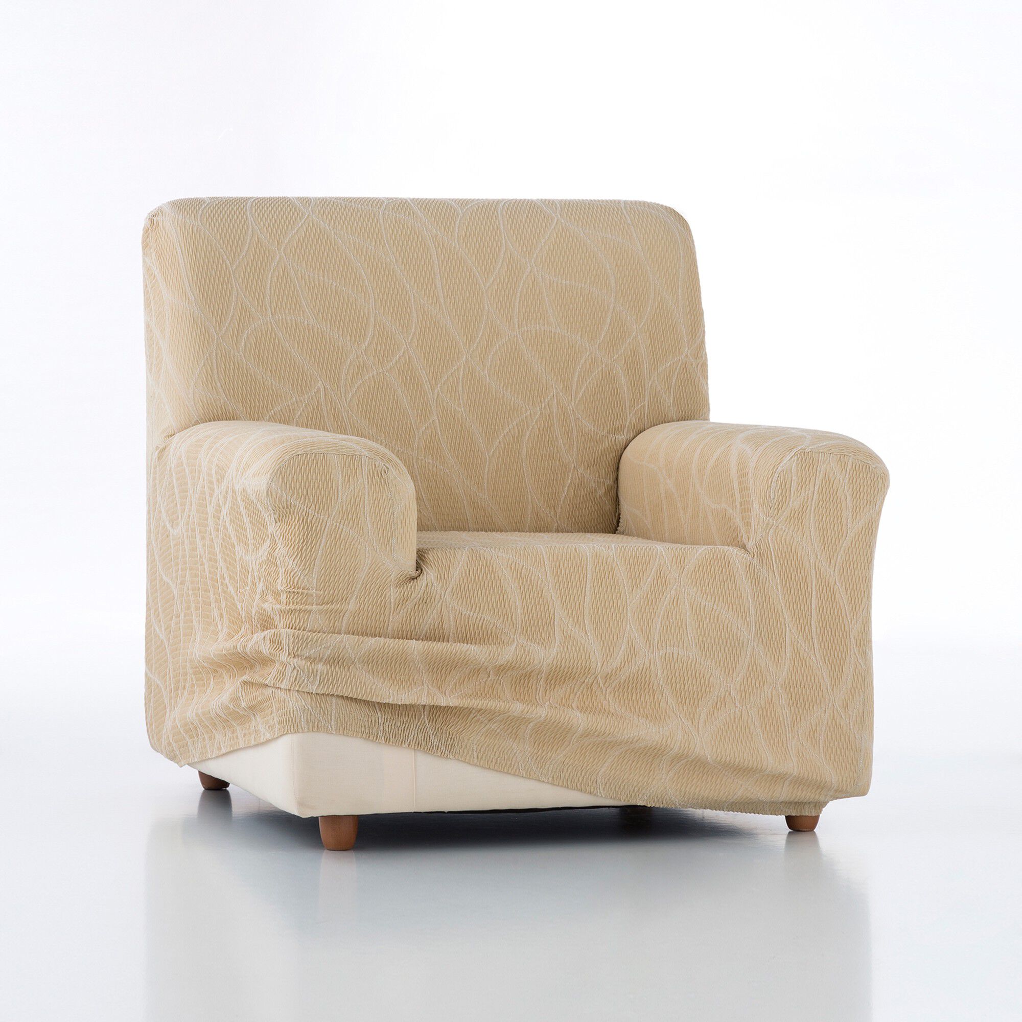 Housse extensible motif jacquard 
