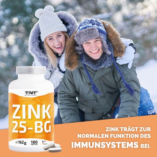 Zink 25-BG - Hochwertiges Zinkbisglycinat. in Tablettenform