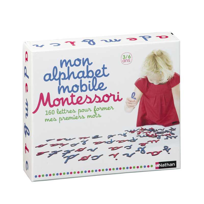 Coffret Mon alphabet mobile Montessori - Nathan Jeunesse