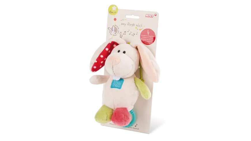 NICI Spieluhr Hase ca. 18cm 36117