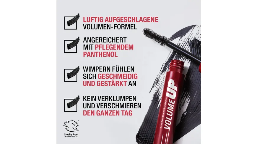 MANHATTAN Volume Up Mascara 01 - 001 Extreme Black