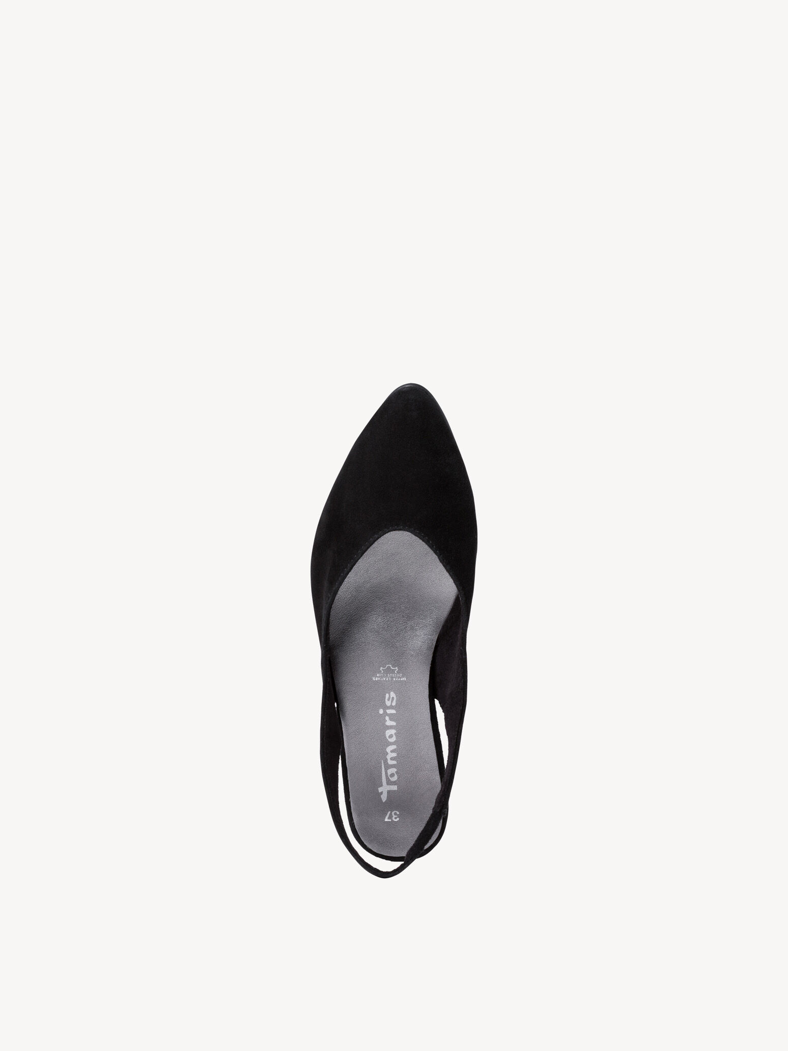 Escarpin en cuir - noir