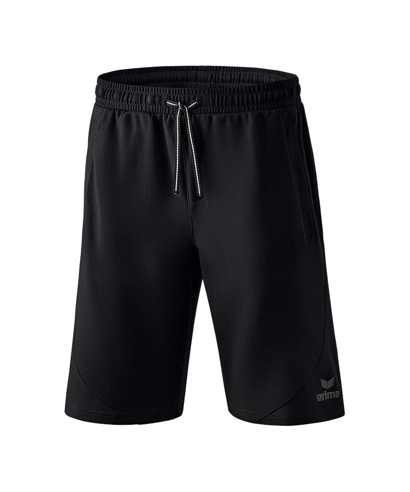 Erima Essential Sweathose Short Schwarz Kids