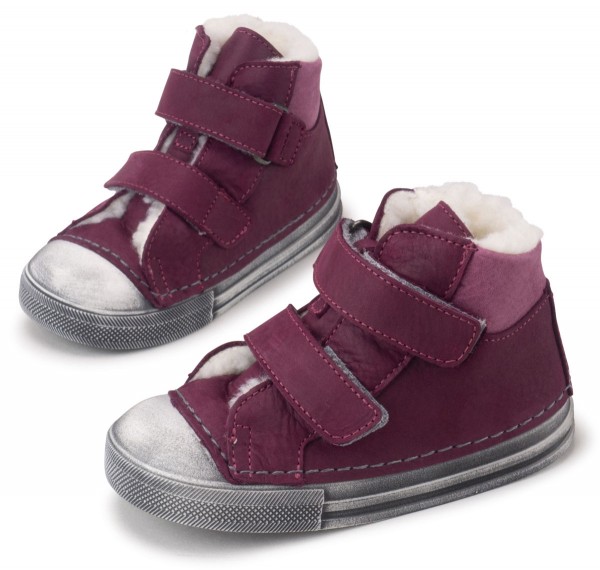 Däumling softie ~ Epio HighCut Winter Klettschuh ~ Fuchsia