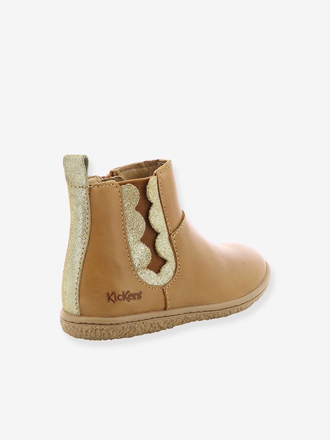Boots fille Vetudi KICKERS® marron bronze