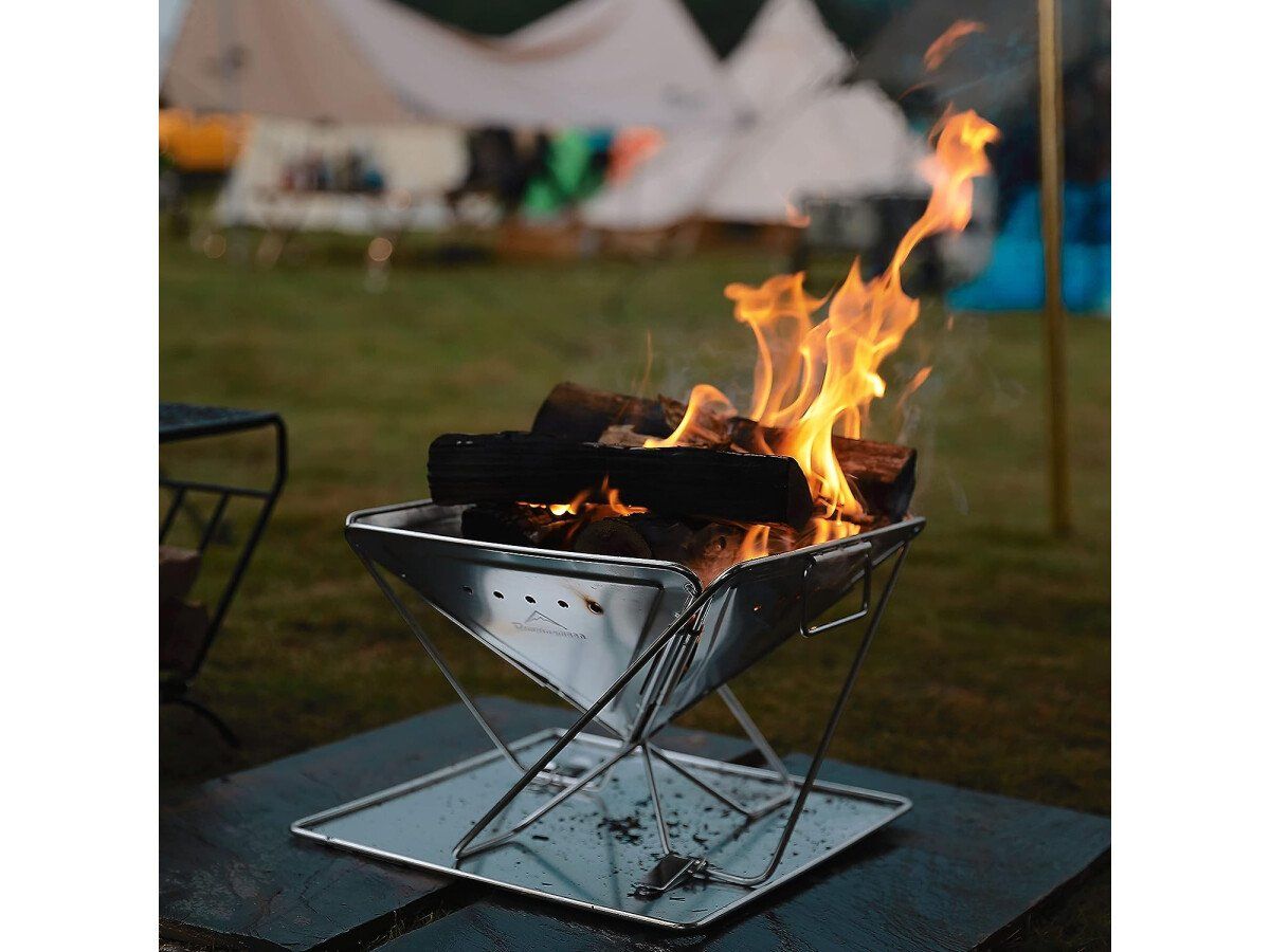 Campingmoon Large opvouwbare multifunctionele grill