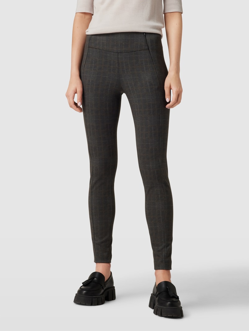 Hose mit Allover-Muster in schwarz