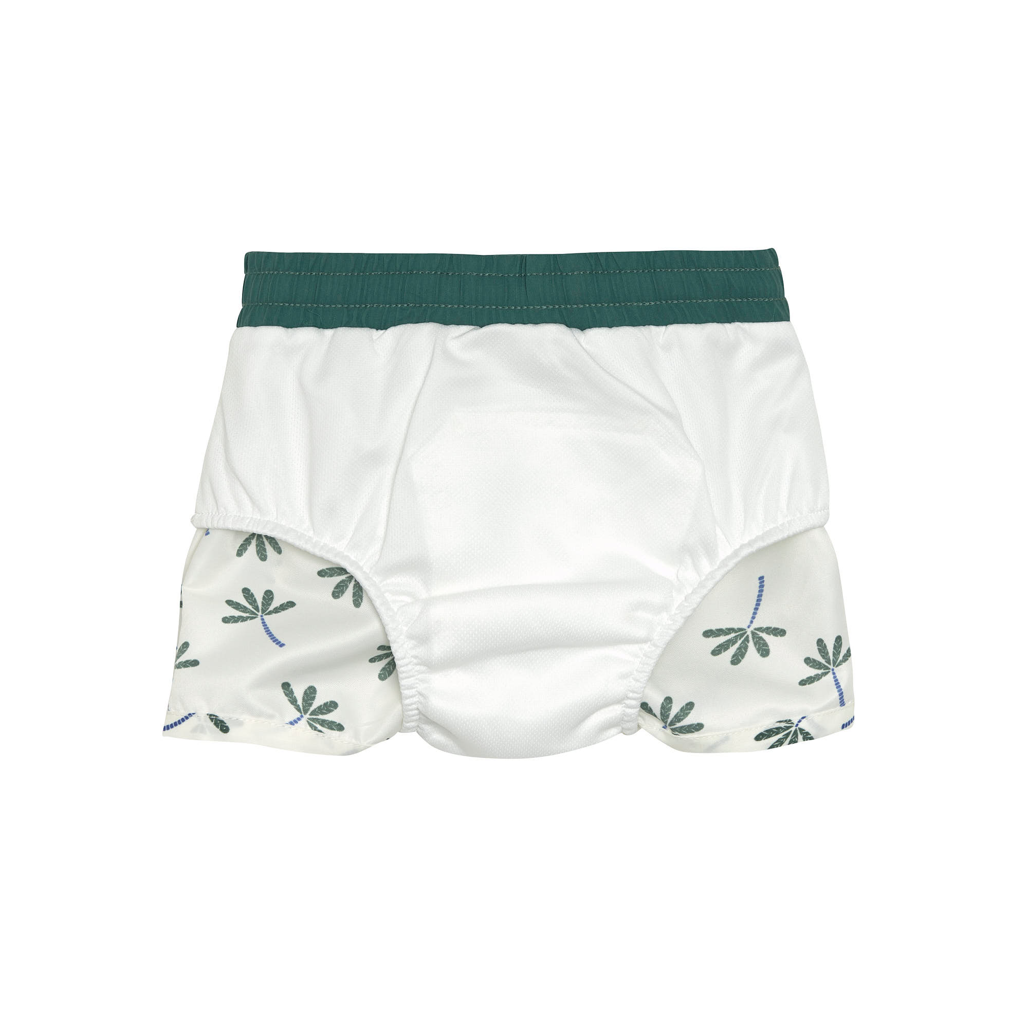 Badehose Baby - Palmen, Weiß