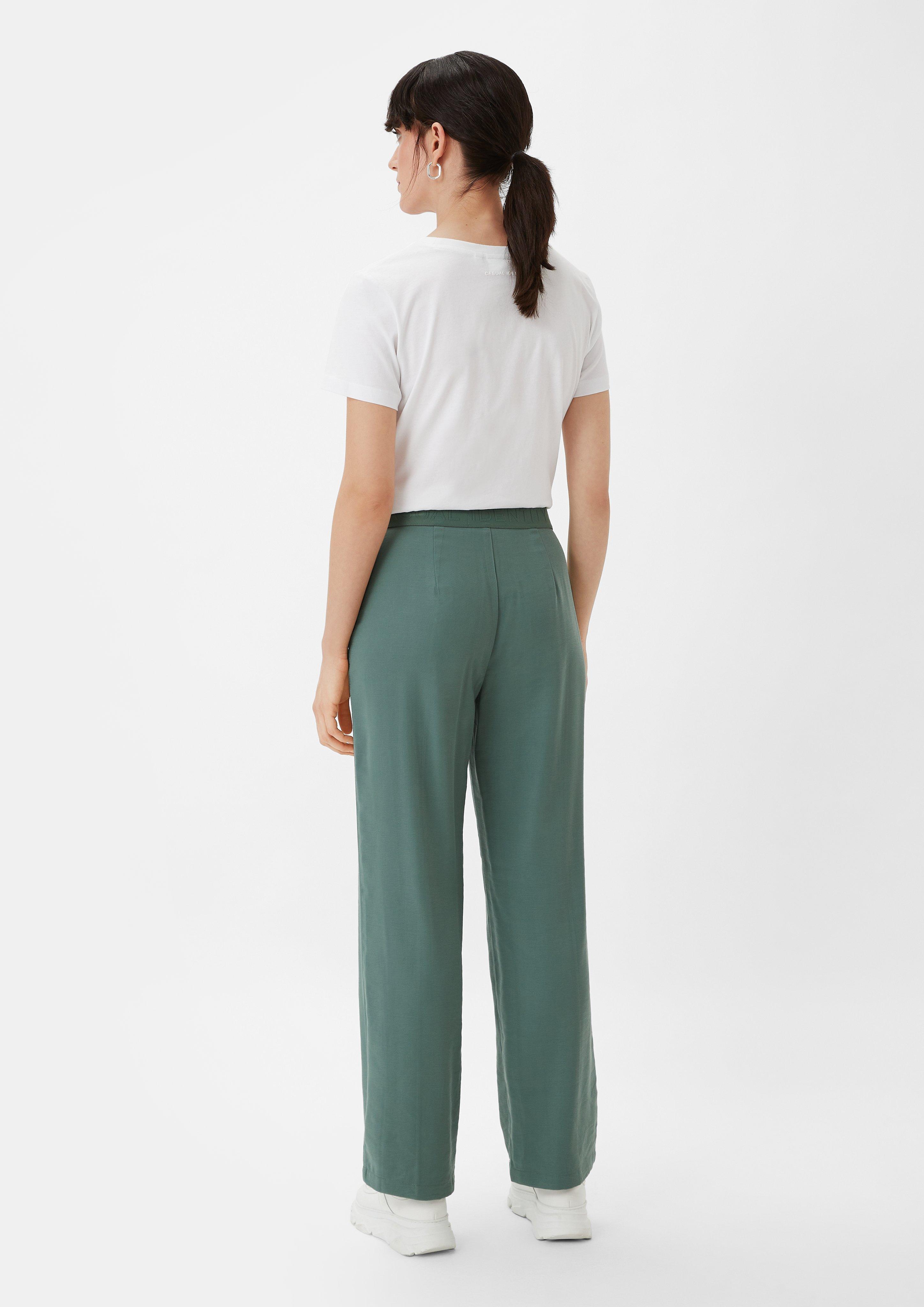 Regular: Twill-Hose mit Reißverschluss - 7819