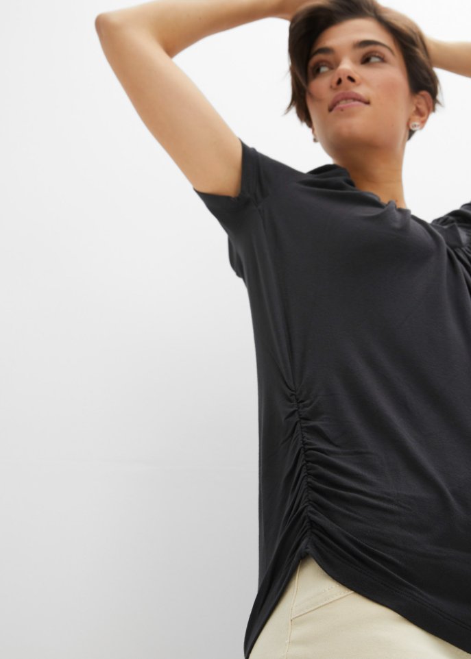 Shirt mit V-Ausschnitt