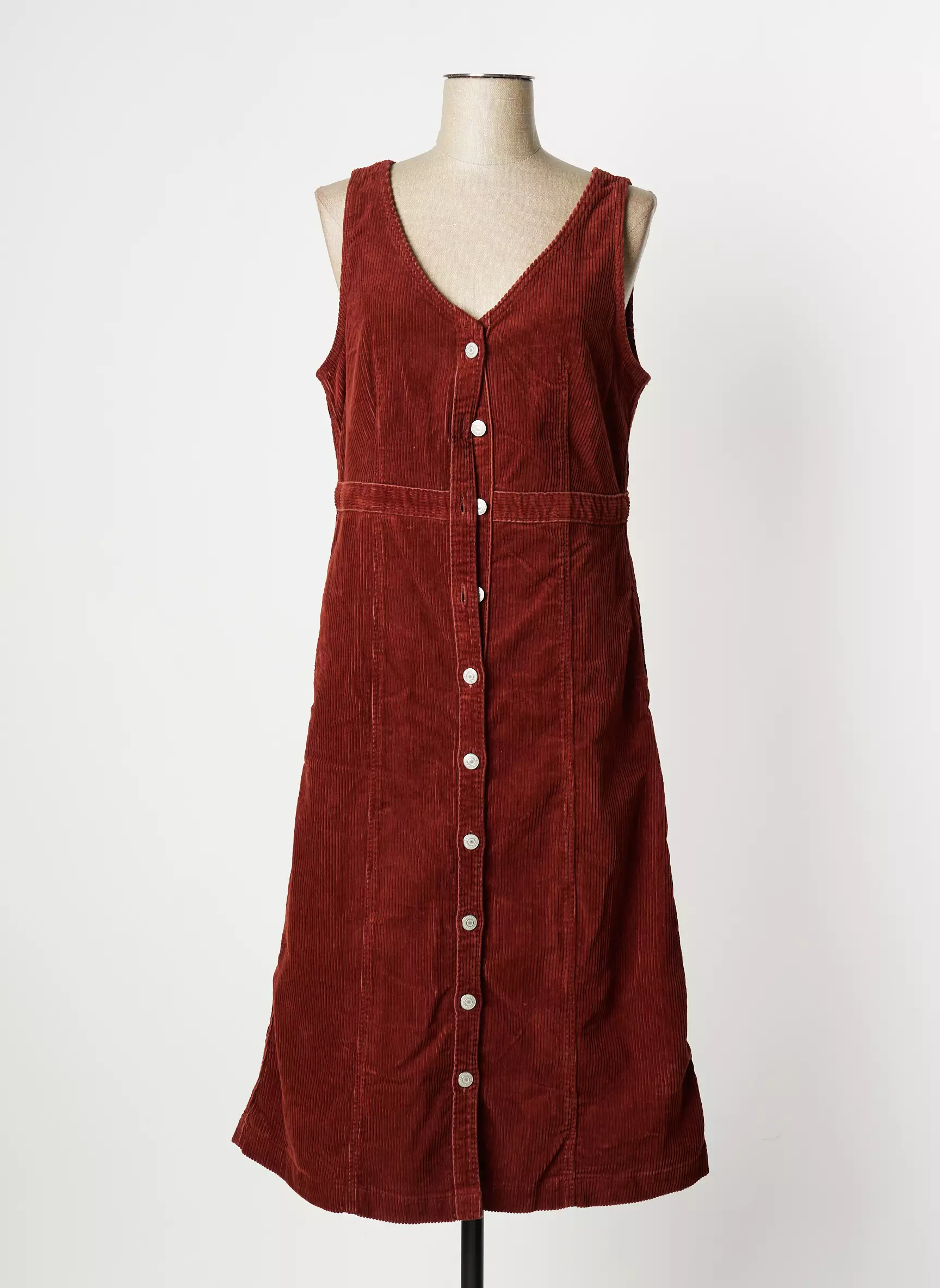 Levis Robes Mi Longues Femme couleur marron