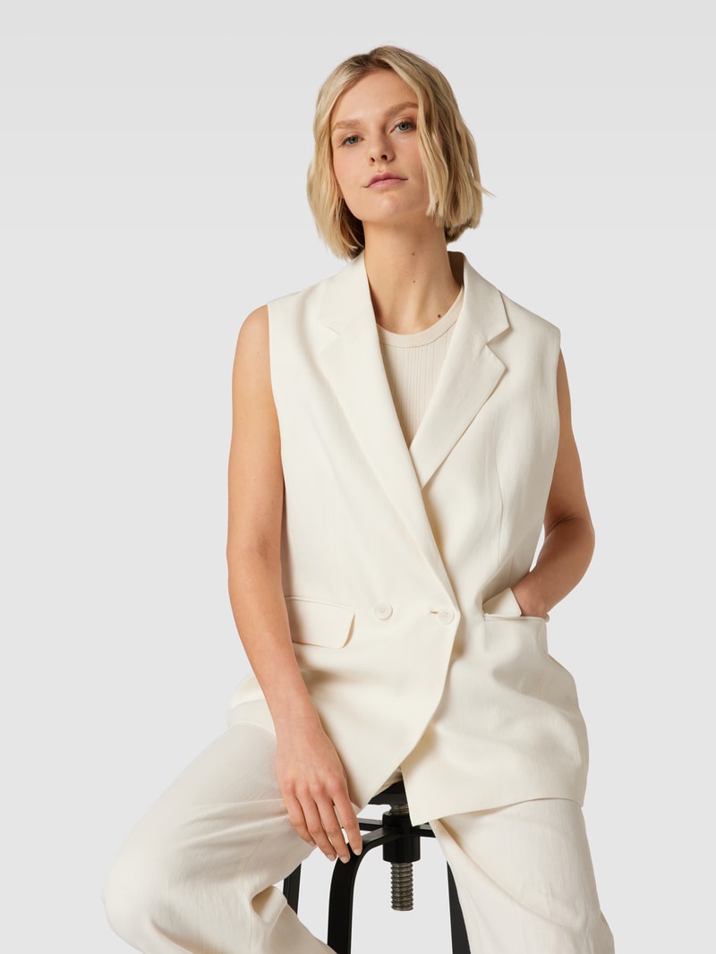 Blazer mit Pattentaschen Modell 'HAINAULT' in offwhite