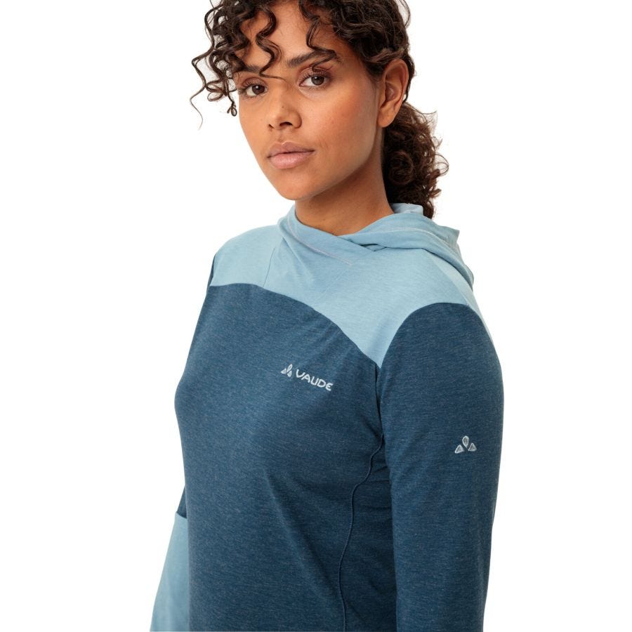 Tremalzo Langarm Hoodie T-Shirt Damen