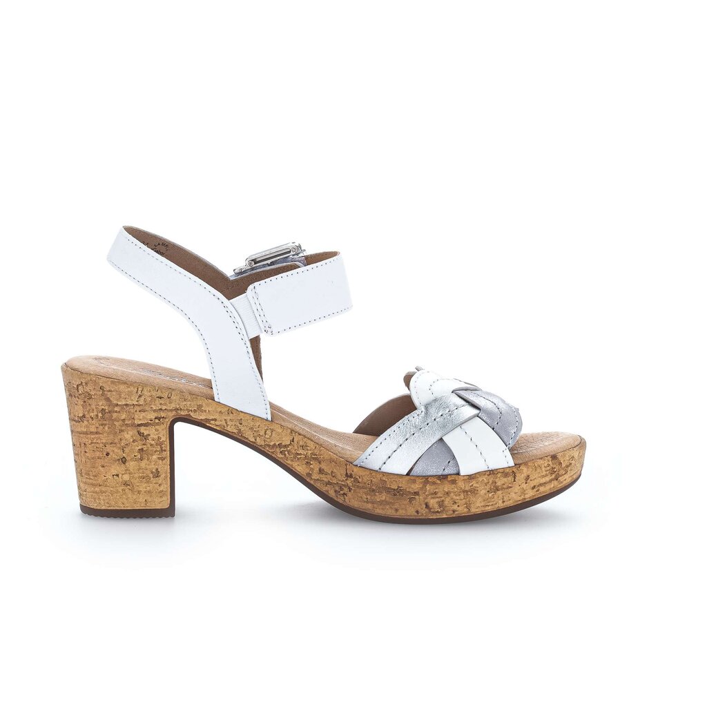 Gabor fashion Plateau Sandale weiß