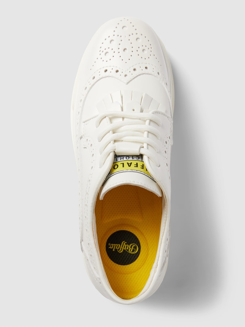 Schnürschuhe mit Label-Details Modell 'ASPHA BROGUE' in weiß