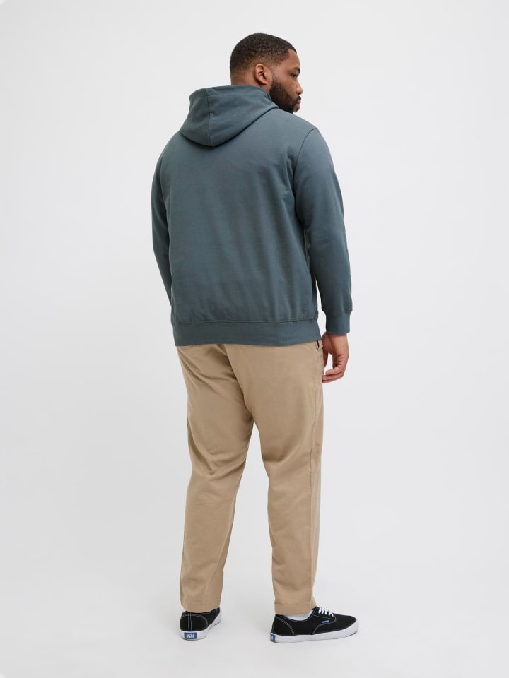 JACK & JONES PLUS Kapuzenpullover in Stormy Weather günstig kaufen