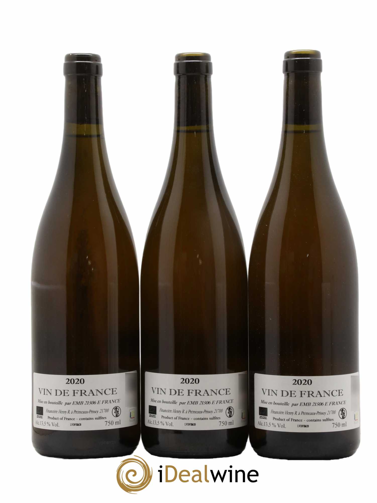 Vin de France Blanc de Macération Prieuré Roch  2020 - Lot de 3 Bouteilles
