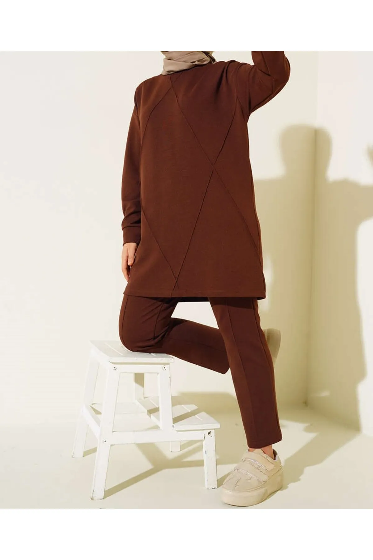 VOLT CLOTHİNG  Zweiteiler - Braun - Regular Fit