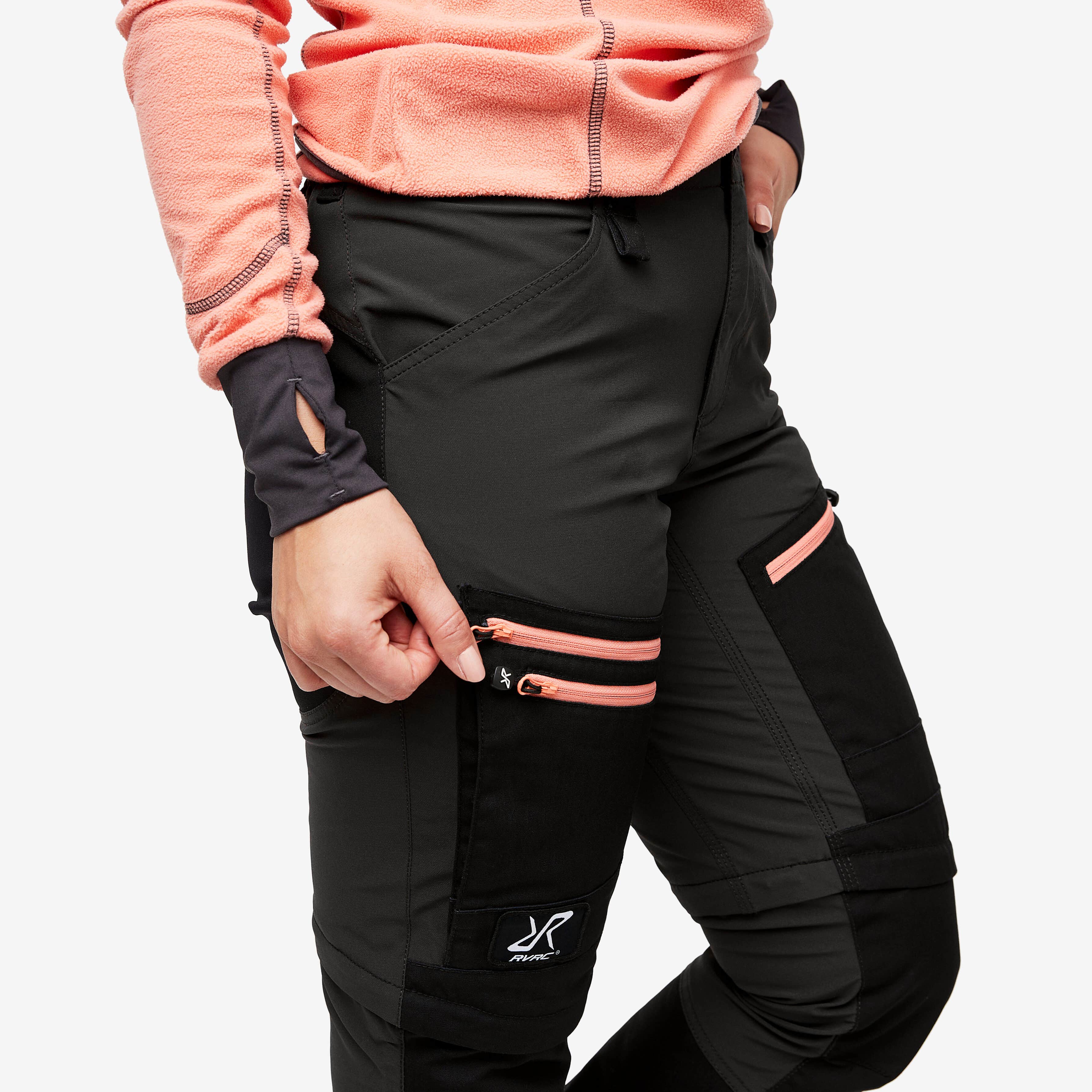 RVRC GP Pro Zip-off Pants Femme Anthracite/Burnt Coral