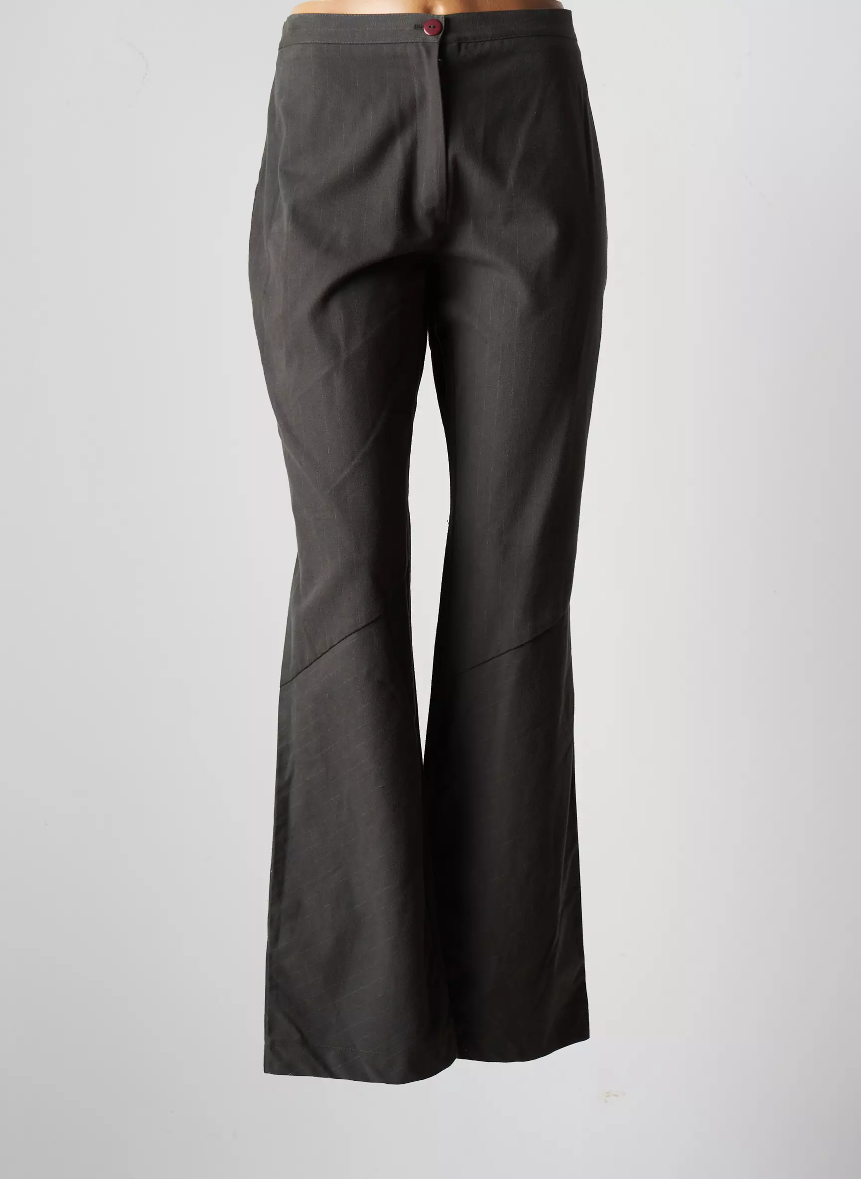Lauren Vidal Pantalons Droits Femme couleur gris