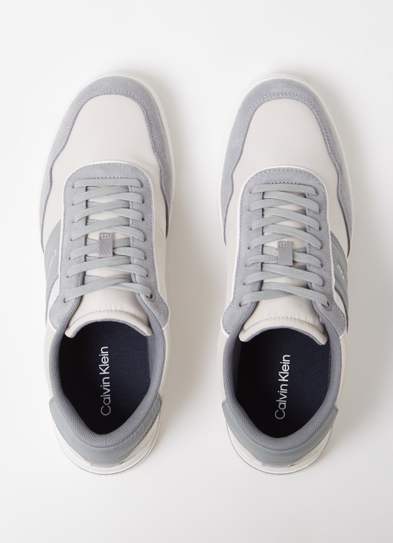 Sneakers Calvin Klein con dettagli in pelle scamosciata e logo